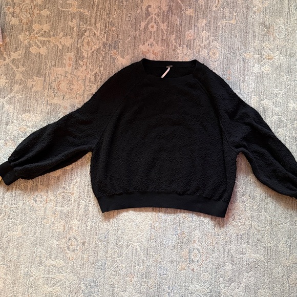 Free People Black Found My Friend Pullover‎ - Picture 2 of 6